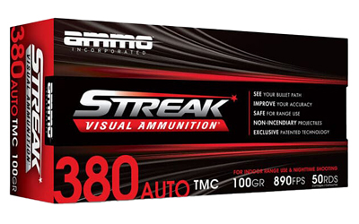 STREAK RED 380 Auto 100GR TMC Ammo 50/1000 | Detroit Ammunition Co.